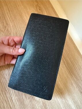 Louis Vuitton Black Long Card Holder/Organizer
